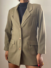 Load image into Gallery viewer, Vintage Olive Green Blazer(12)
