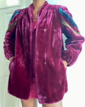 Load image into Gallery viewer, Vintage Casper Mink Fur Plum Purple Winter Coat Jacket(M)
