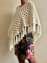 Load image into Gallery viewer, Hand Knitted Poncho Cape Coverup
