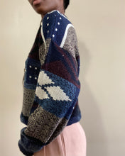 Load image into Gallery viewer, Vintage Blue Knit Sweater
