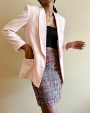 Load image into Gallery viewer, Curated Pink Tweed Skirt Set(S)
