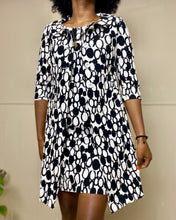 Load image into Gallery viewer, Black &amp; White Two Piece Dress Set (S)
