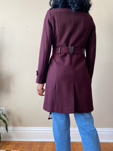 Load image into Gallery viewer, Cole Haan Red Wool Belted Coat Jacket(8)
