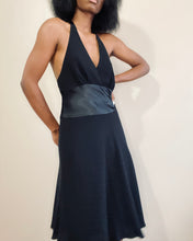Load image into Gallery viewer, Vintage Jones New York Noir Halter Dress
