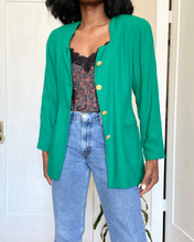 Load image into Gallery viewer, Vintage Forest Green Blazer (M)
