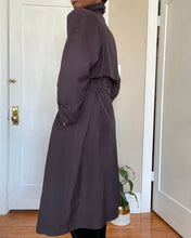Load image into Gallery viewer, Vintage Muted Fig Belted Trench Coat(6)
