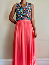 Load image into Gallery viewer, Salmon Pink Light Weight NWT Lined Maxi Skirt(M)
