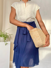 Load image into Gallery viewer, Vintage Blue Ivorian Sheer Dress Set (XL)
