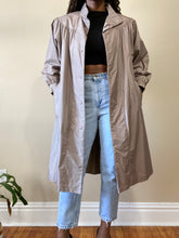 Load image into Gallery viewer, Vintage Metallic Trench Coat
