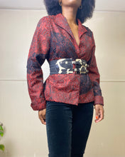Load image into Gallery viewer, Red Cranberry Beaded Top (L)
