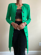 Load image into Gallery viewer, Vintage Green Blazer Dress
