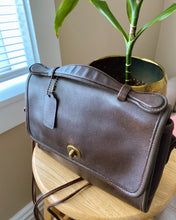 Load image into Gallery viewer, Vintage Brown Authentic Coach Leather Bag
